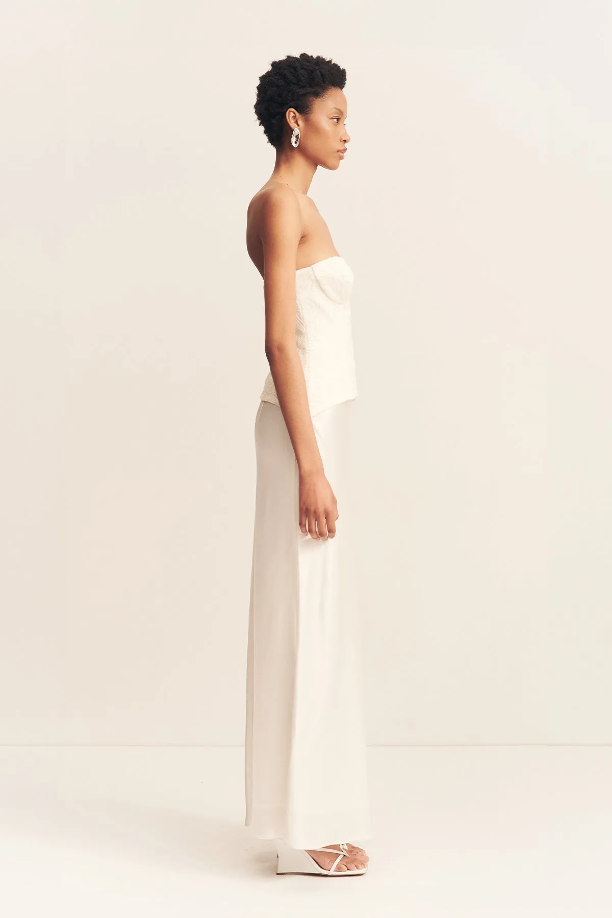 SAVANNA MAXI SKIRT - IVORY