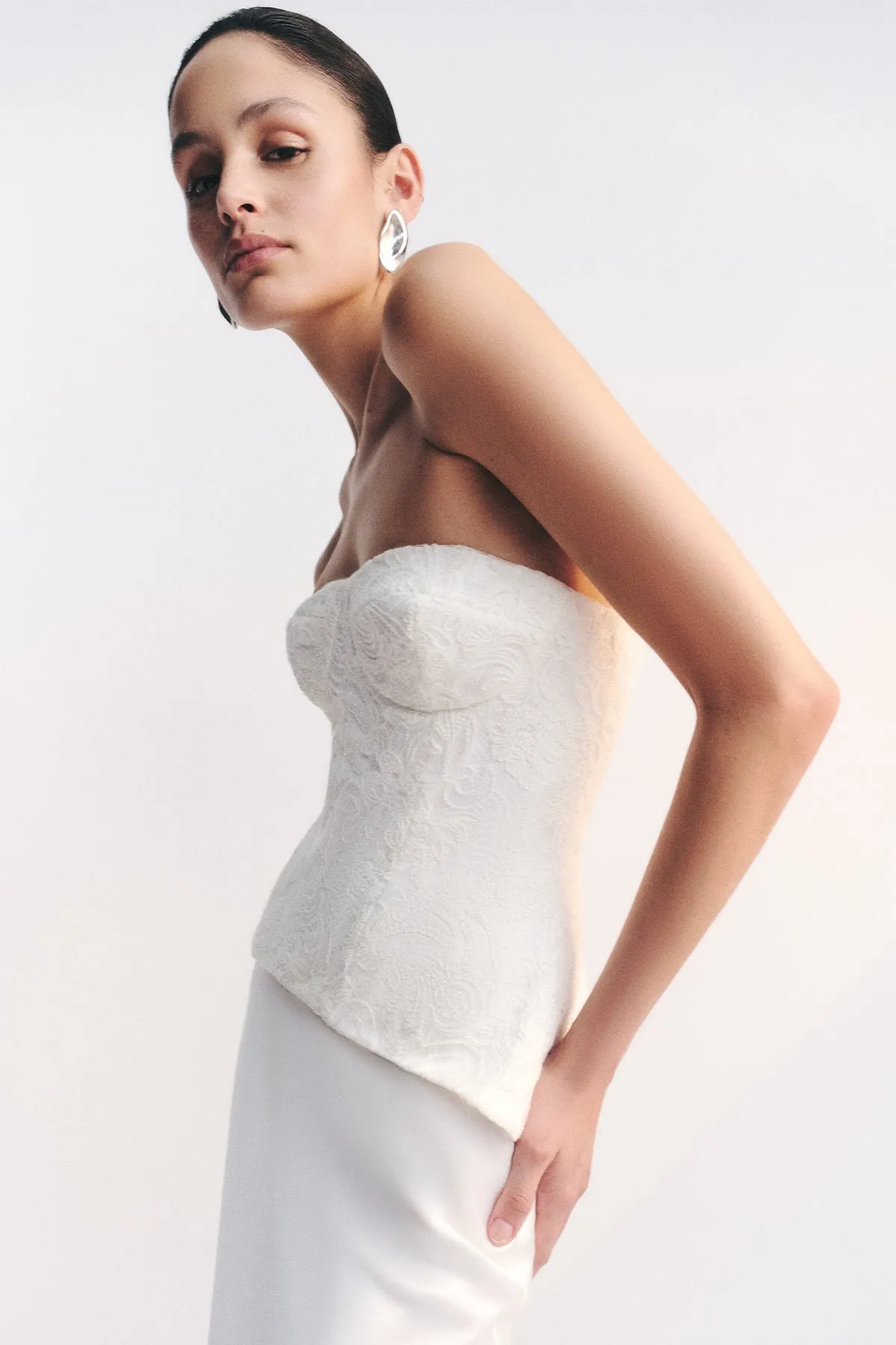 SAVANNA MAXI SKIRT - IVORY