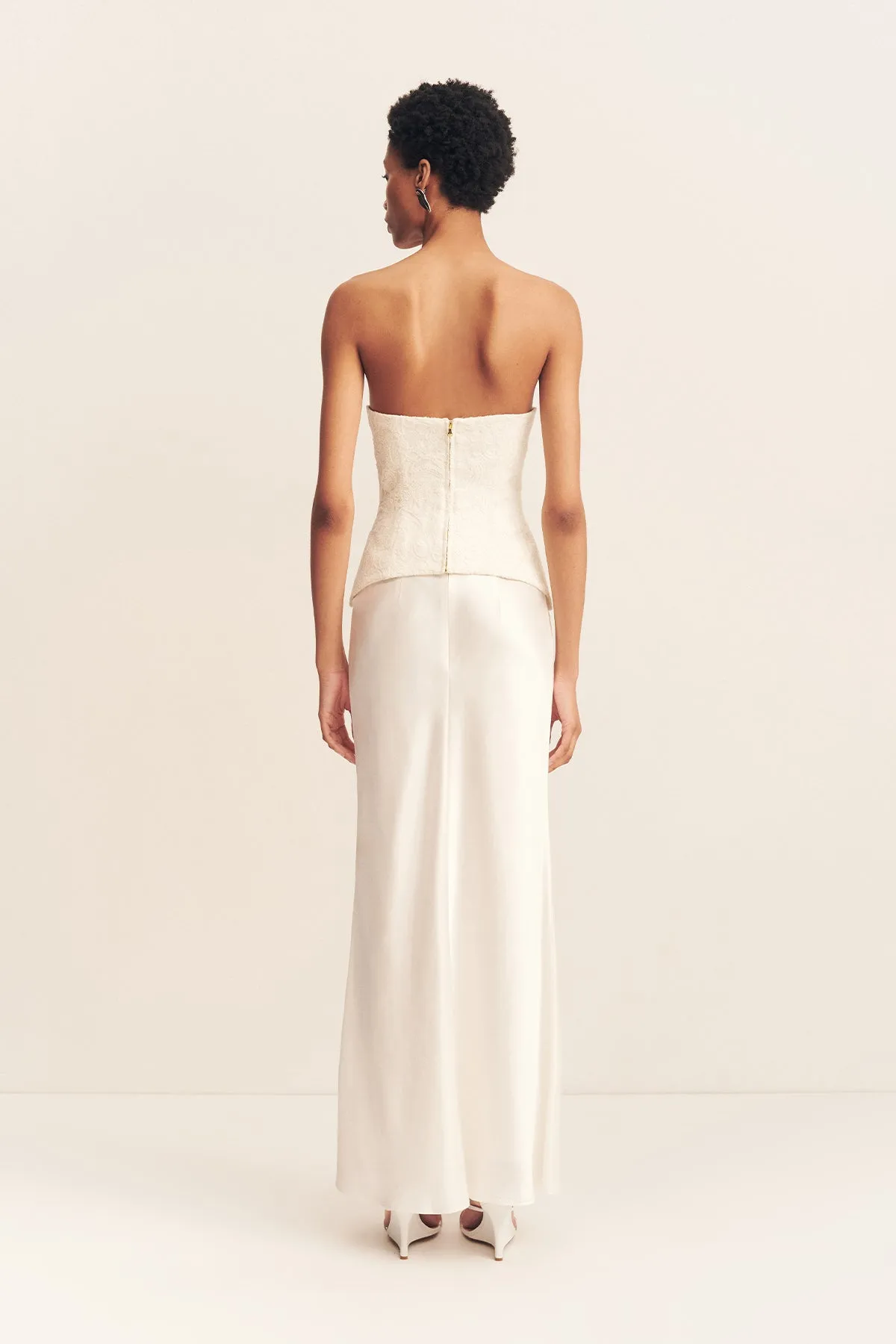 SAVANNA MAXI SKIRT - IVORY