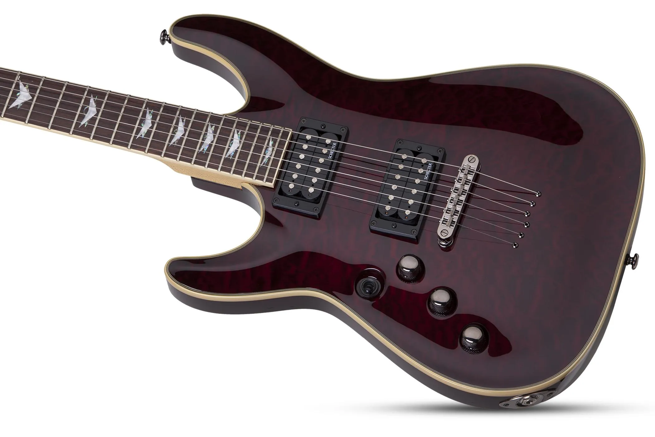 Schecter Omen Extreme-6 Left Hand Black Cherry