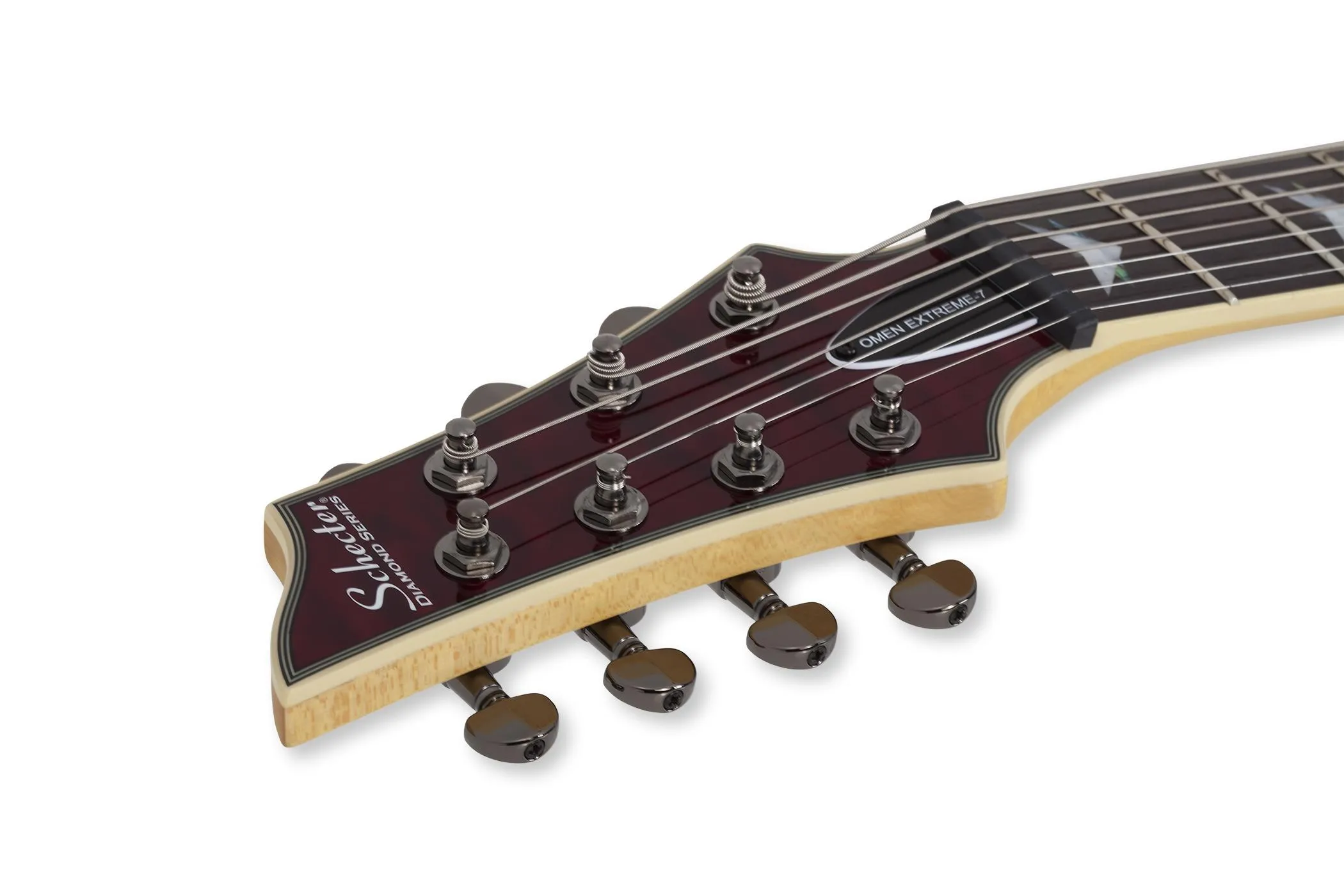 Schecter Omen Extreme-7 Left Handed – Black Cherry