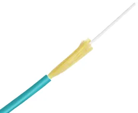 Simplex Riser Fiber Optic Cable, Multimode 10 Gig OM3, Corning Fiber, Indoor