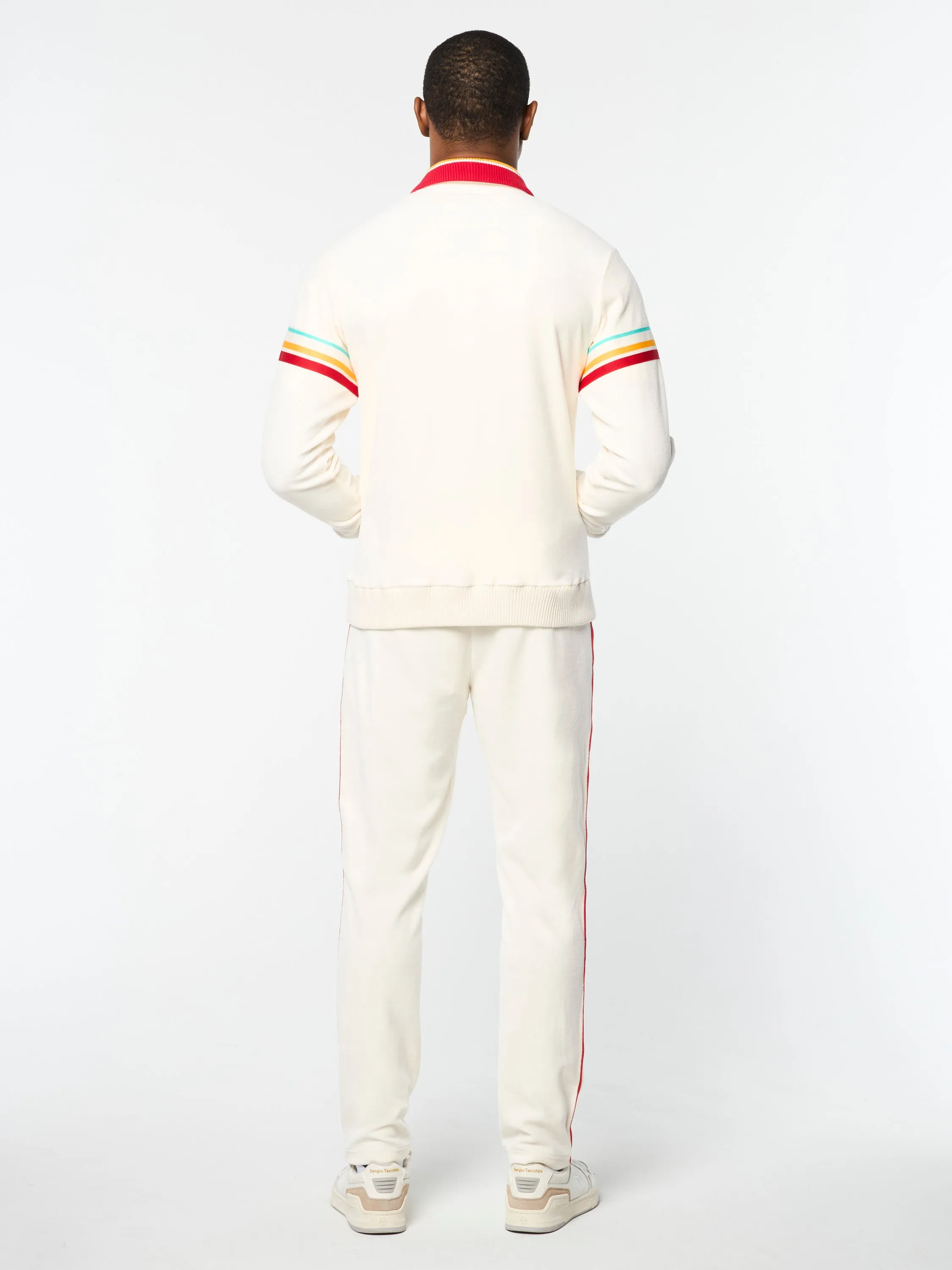 Slice Track Jacket- Gardenia/ Gold