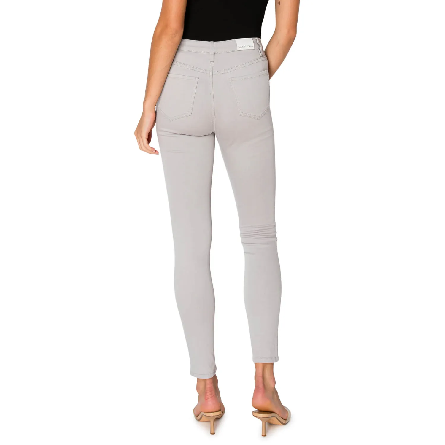 Soft Stretchy High Rise The Everyday Skinny Jeans - Light Grey