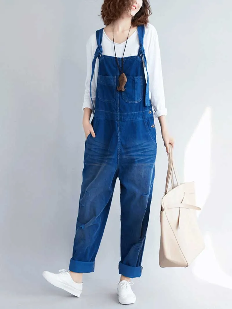 Stars Don't Disappear Denim Overall Dungarees