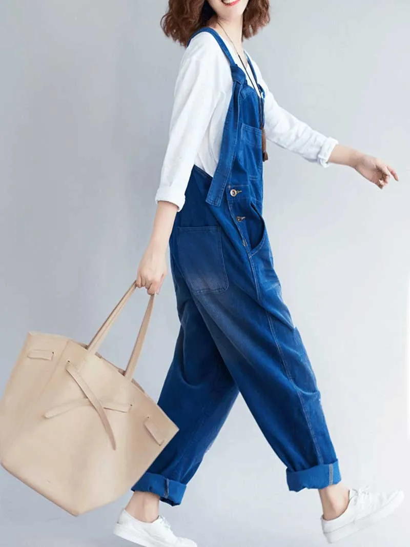 Stars Don't Disappear Denim Overall Dungarees