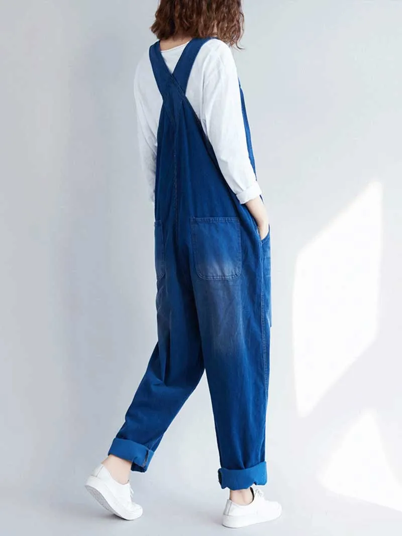 Stars Don't Disappear Denim Overall Dungarees