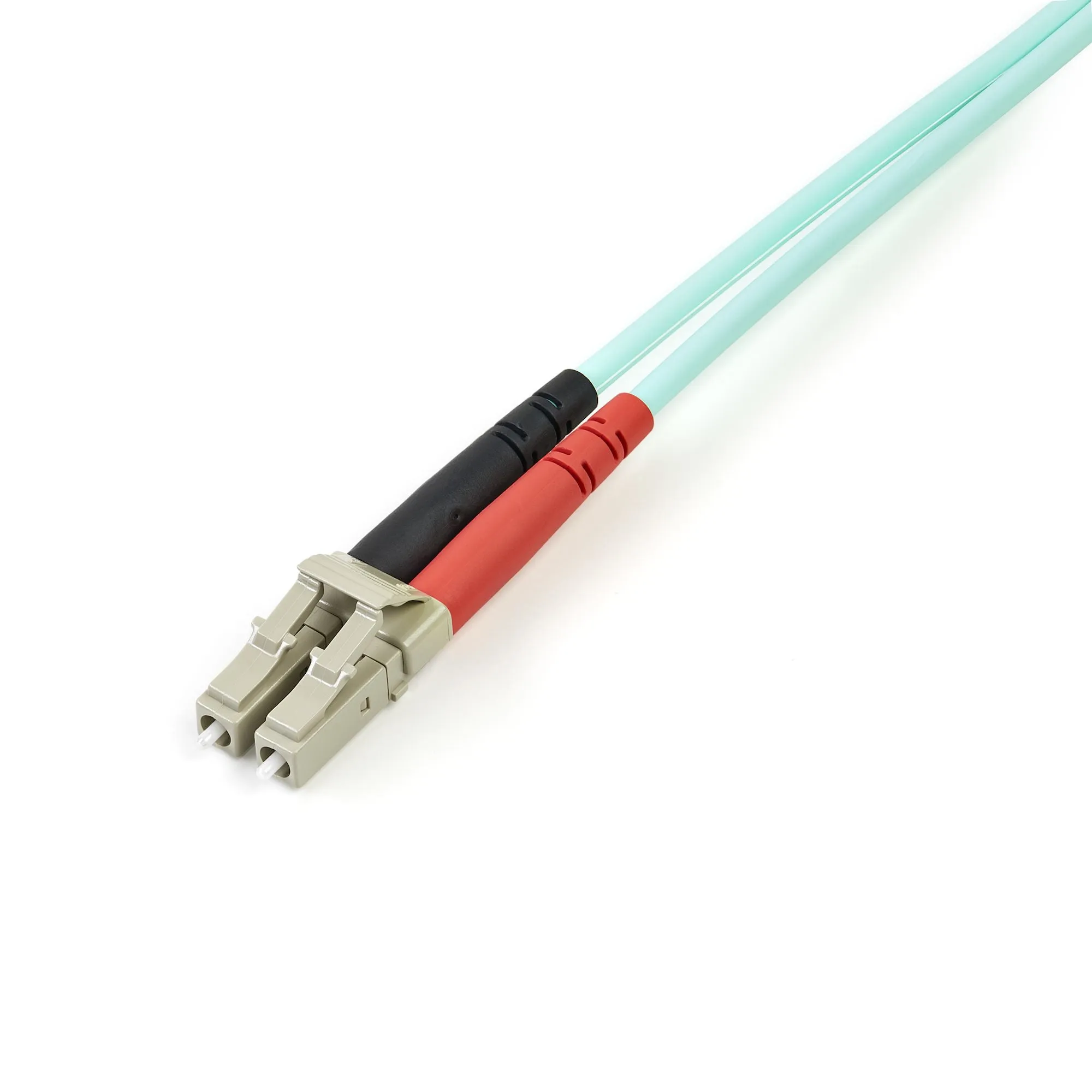 Startech.Com 2M Fiber Optic Cable - 10 Gb Aqua - Multimode Duplex 50/125 - Lszh - Lc/Lc - Om3 - Lc To Lc Fiber Patch Cab