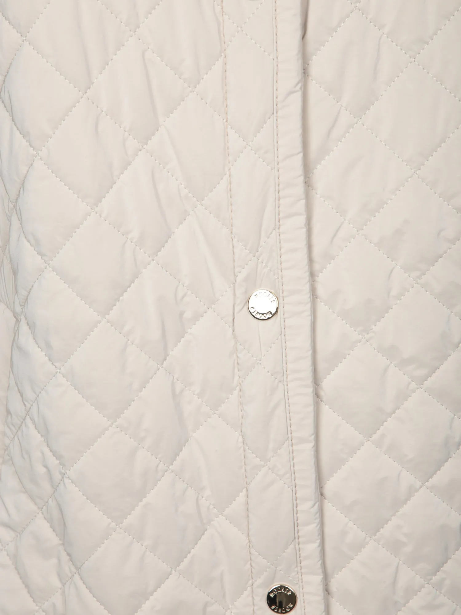 Stone Padded Duster in Feather Stone