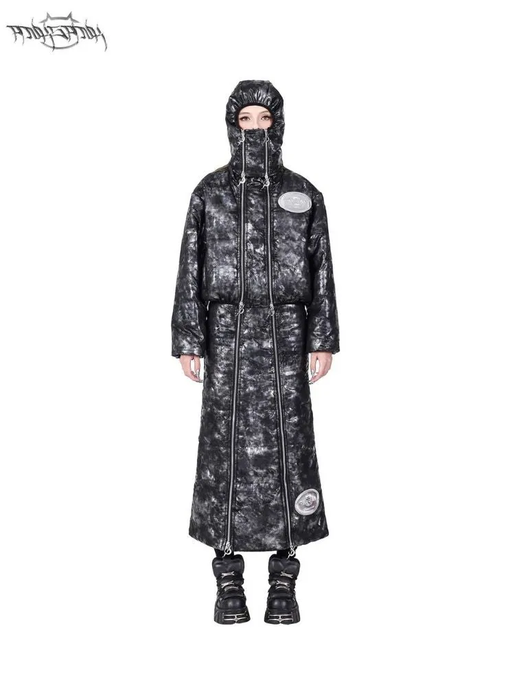 Structure Short High Neck Genderless Y2K Cotton Jacket【s0000004832】