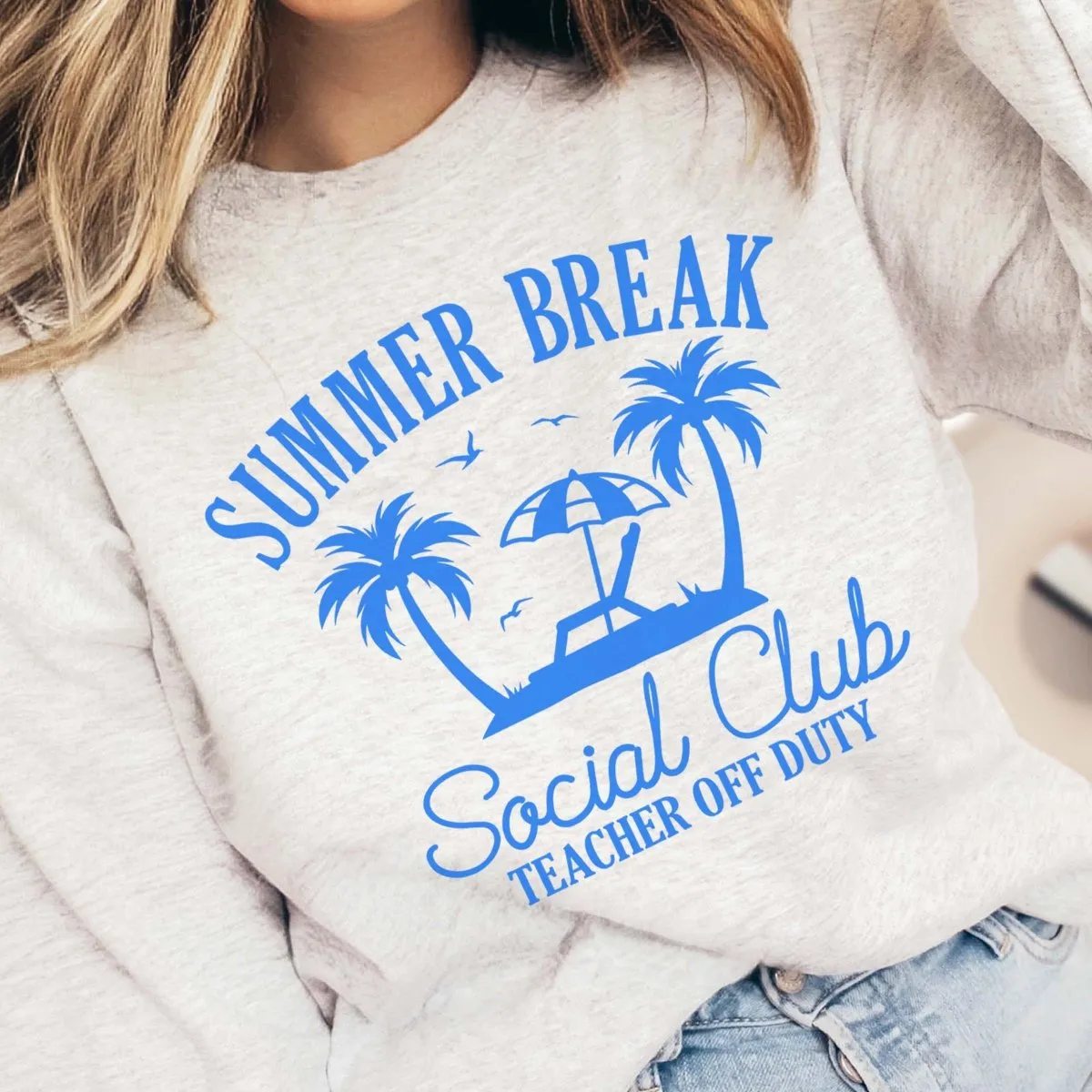 Summer Break Social Club Wholesale Sweatshirt - Fast Shipping