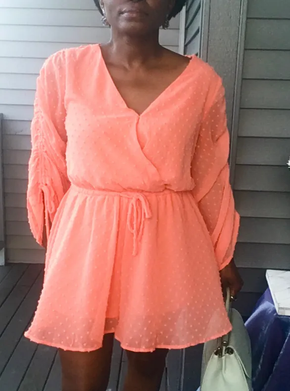 Swiss Dot Flowy Romper