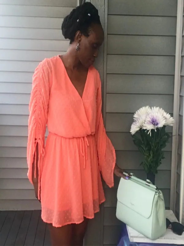 Swiss Dot Flowy Romper