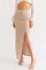 Taupe Maxi Skirt