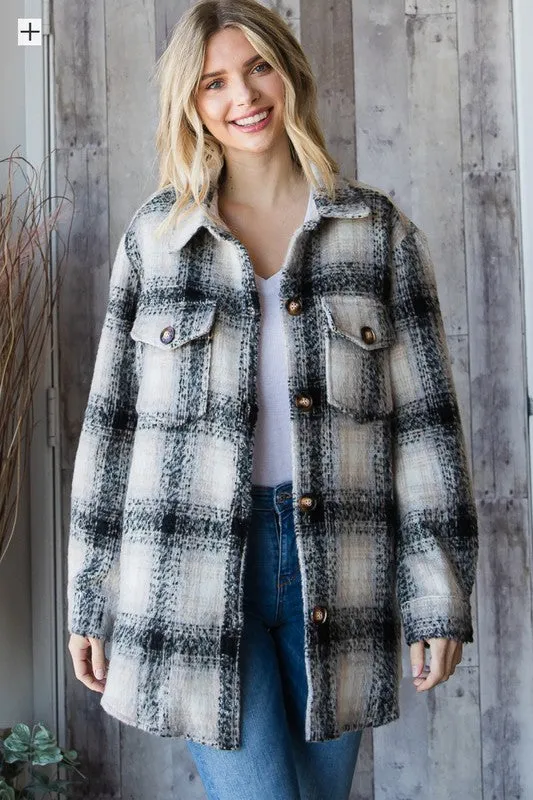 Thick and Cozy Shacket Curvy