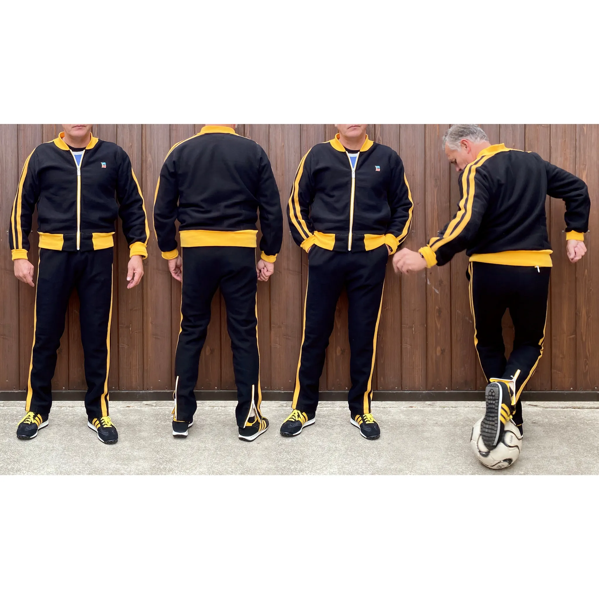Track Master Jacket - Black/Gold