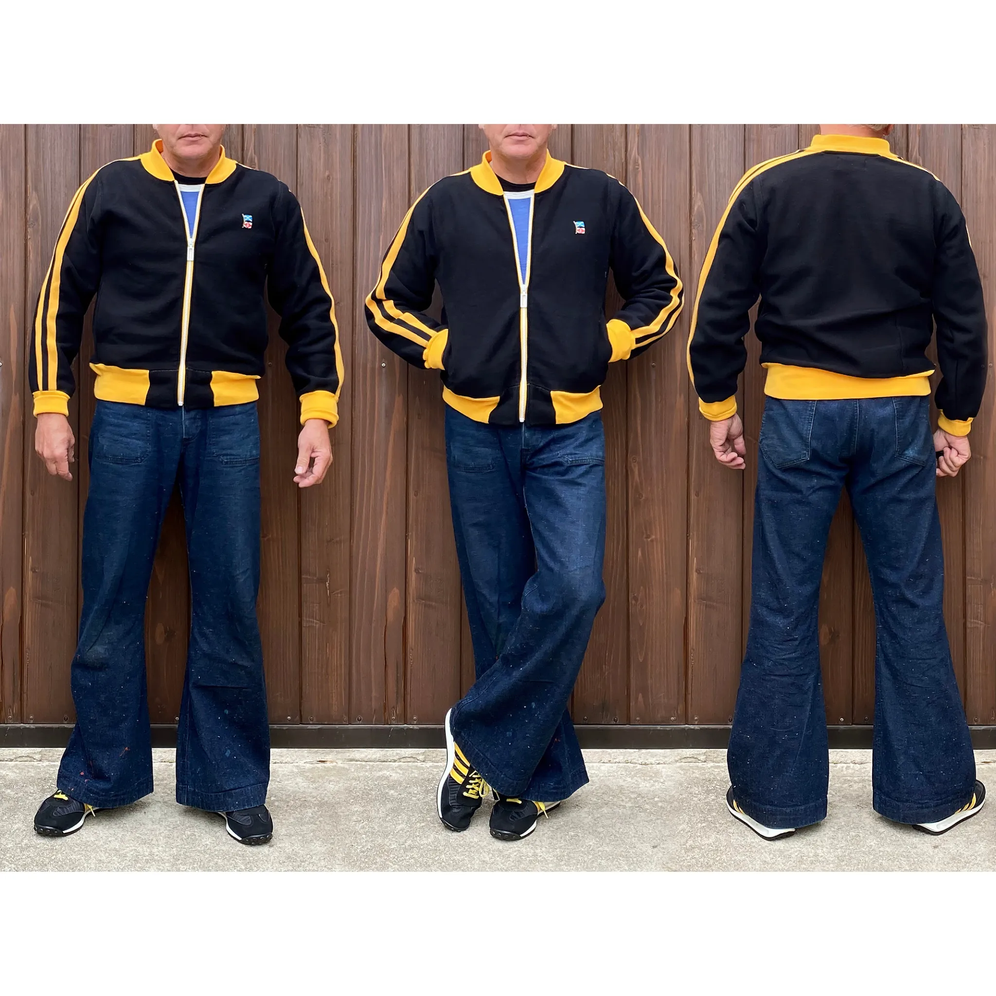 Track Master Jacket - Black/Gold