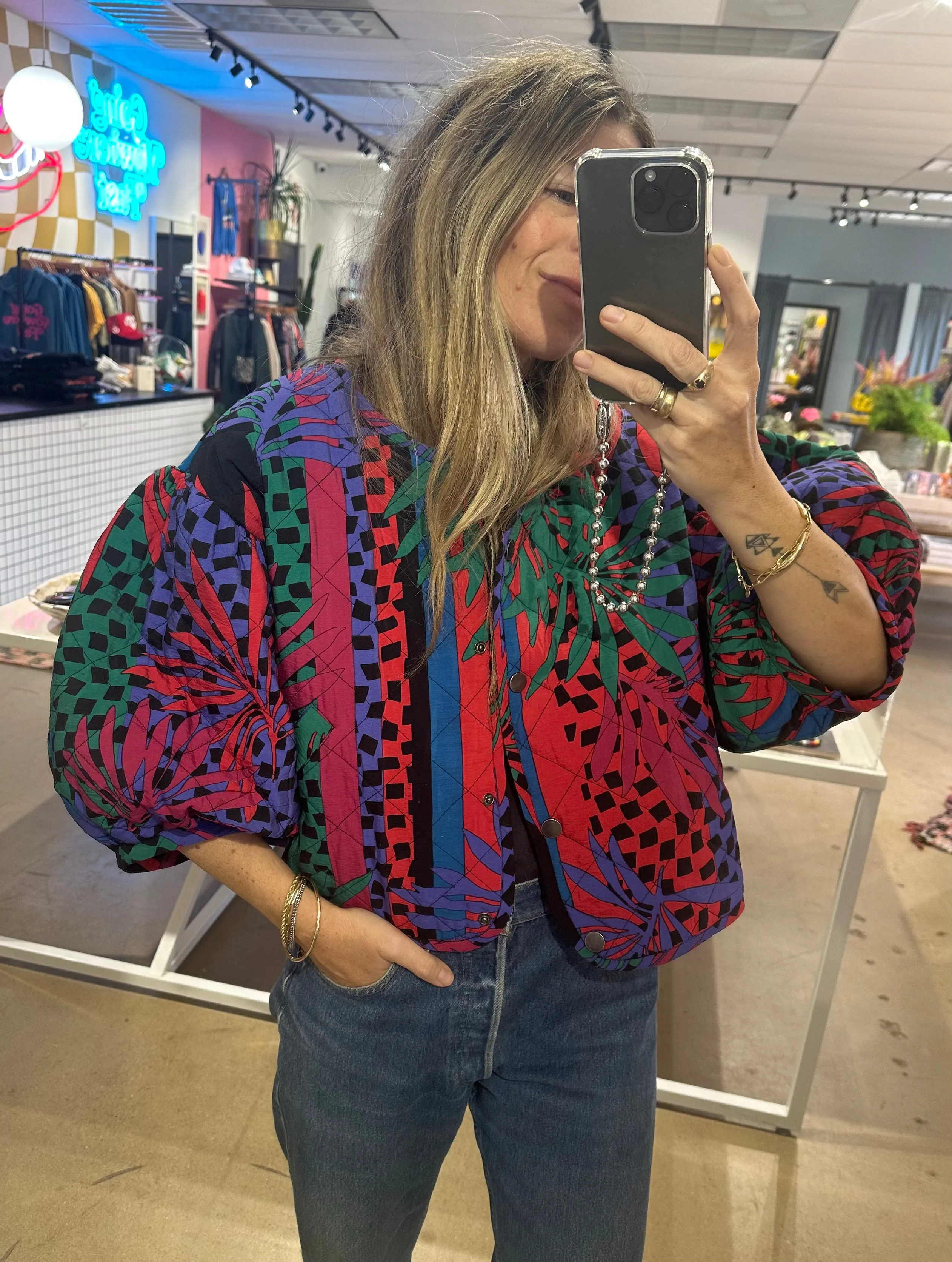 Tropica Quilted Cropped Jacket