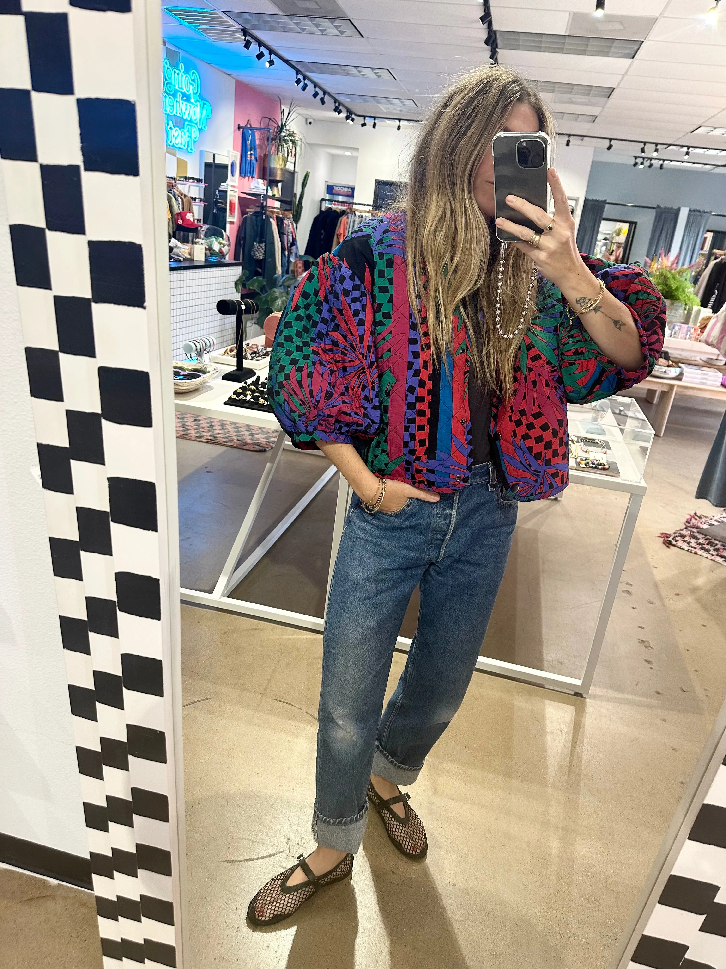 Tropica Quilted Cropped Jacket