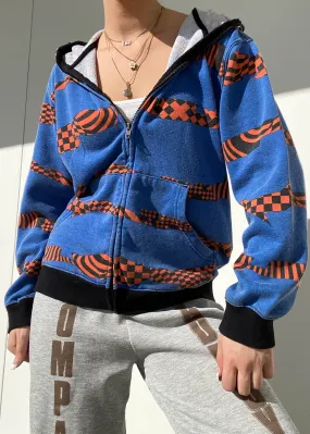 Twisted Y2k Full Zip Hoodie (S-M)