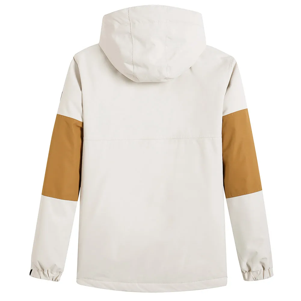 Unisex Hooded Anorak Skiing Snowboarding Insulated Jacket