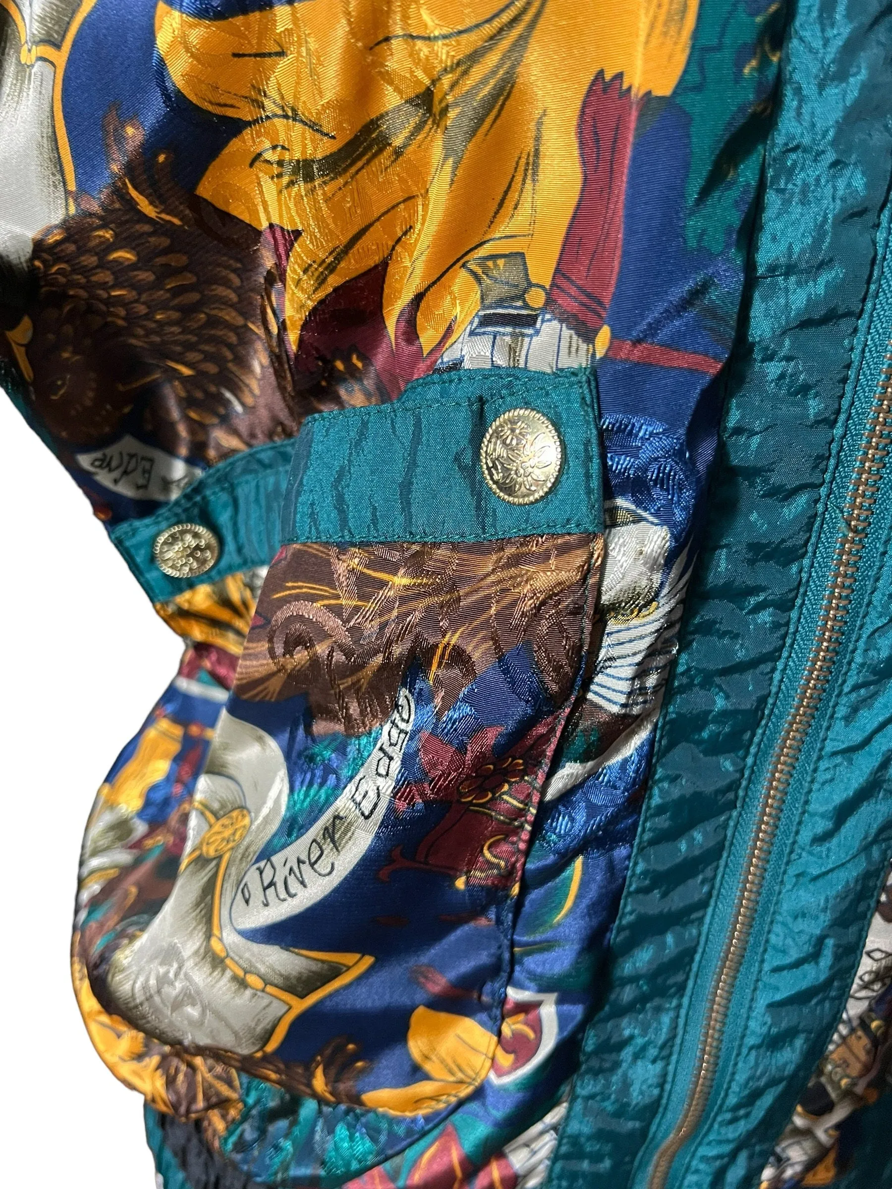 Vintage 80’s track suit jacket PM River Edge