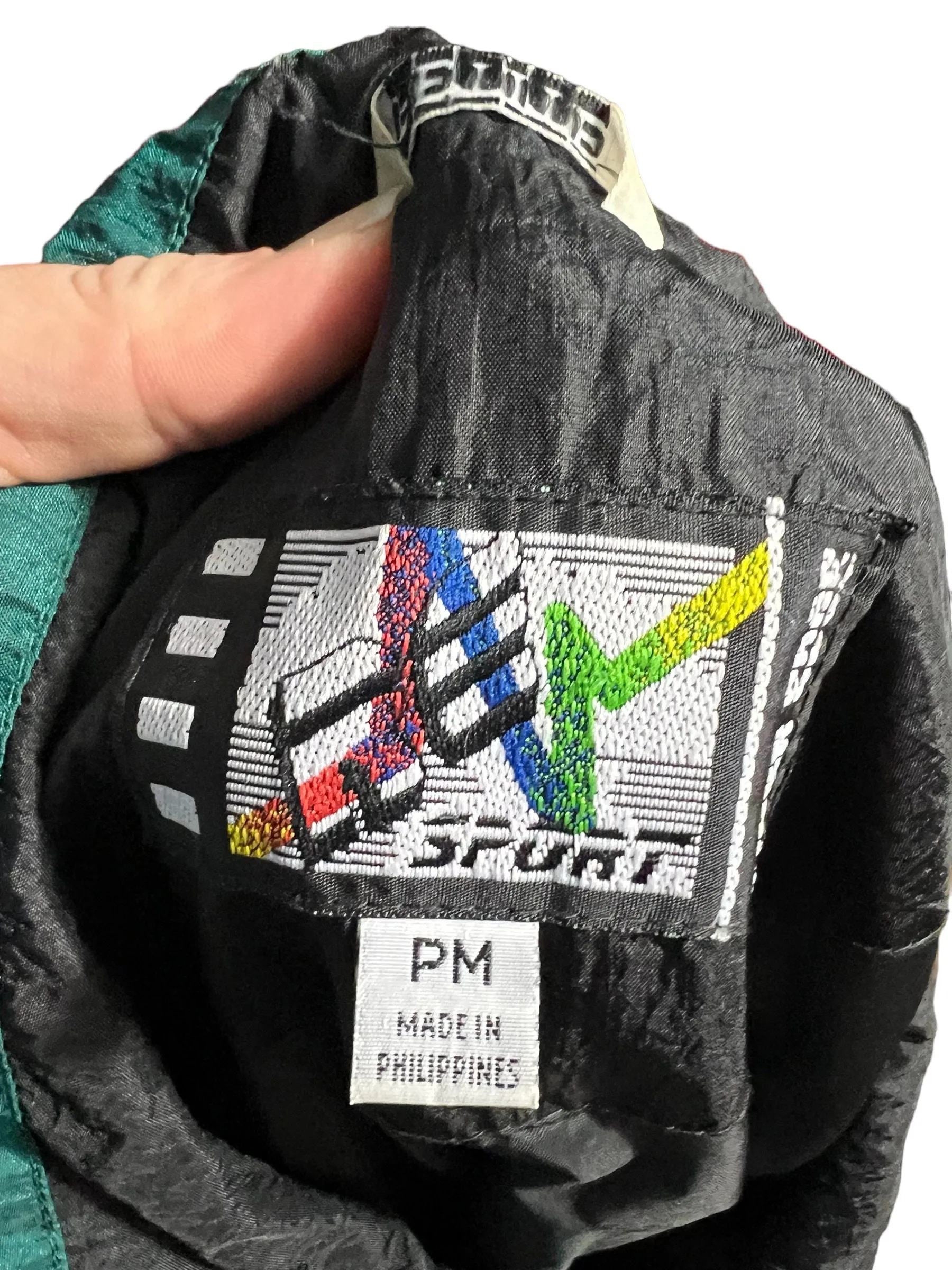 Vintage 80’s track suit jacket PM River Edge
