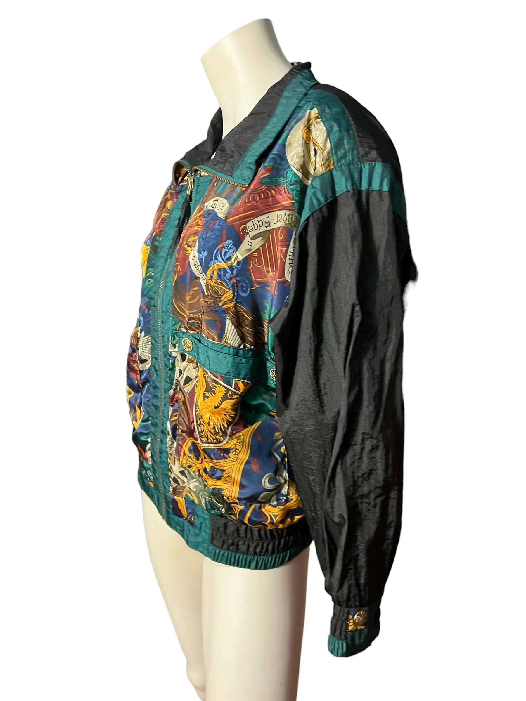 Vintage 80’s track suit jacket PM River Edge