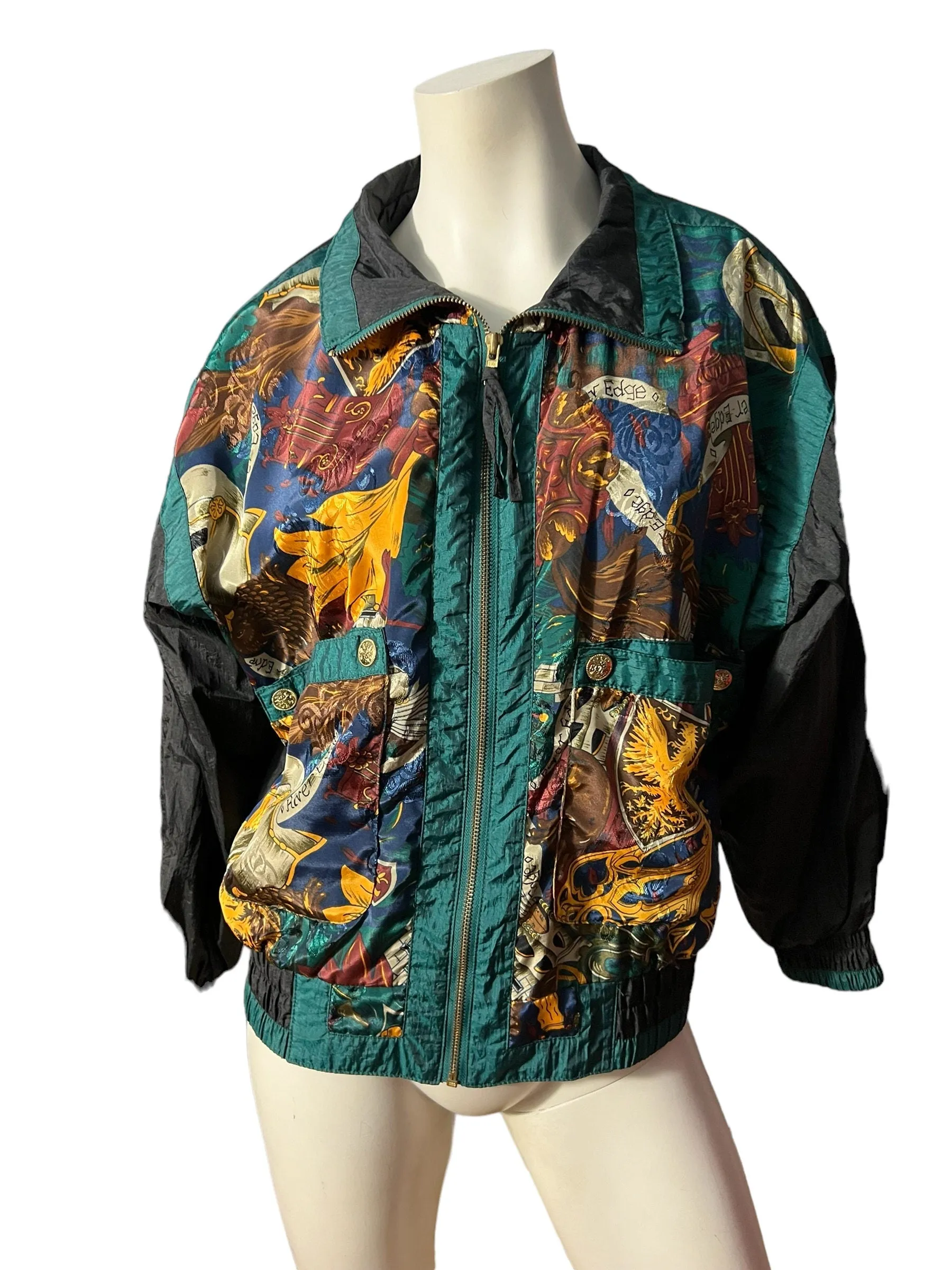 Vintage 80’s track suit jacket PM River Edge
