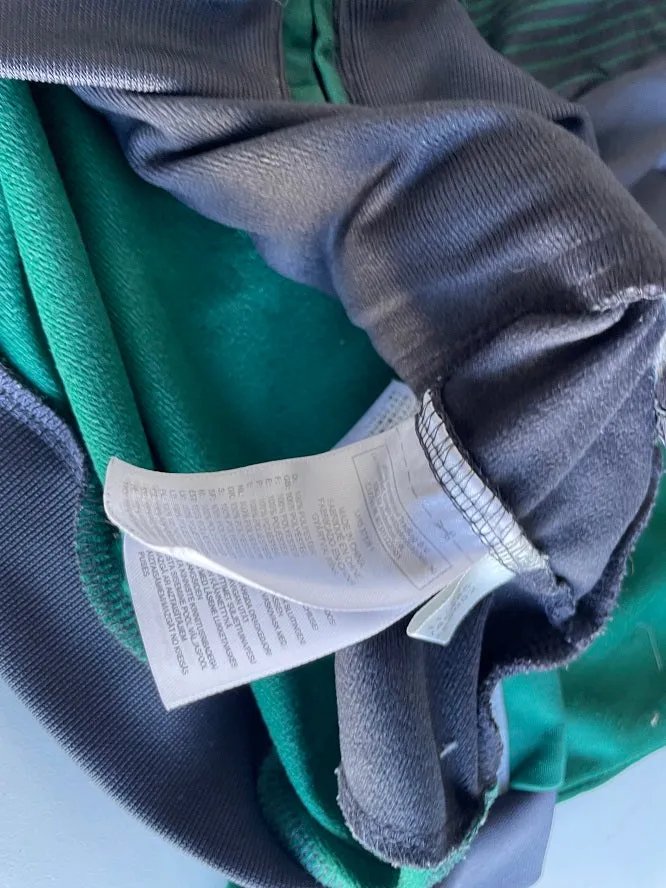 Vintage Men's SC Pockings Green Adidas full zip track jacket in M|L27 W20|SKU 4389