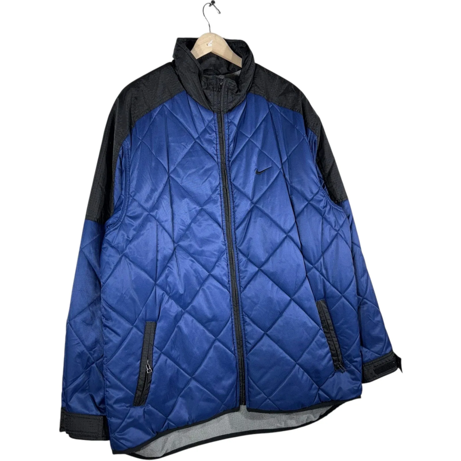 Vintage Nike Embroidered Logo Quilted Puffer Jacket