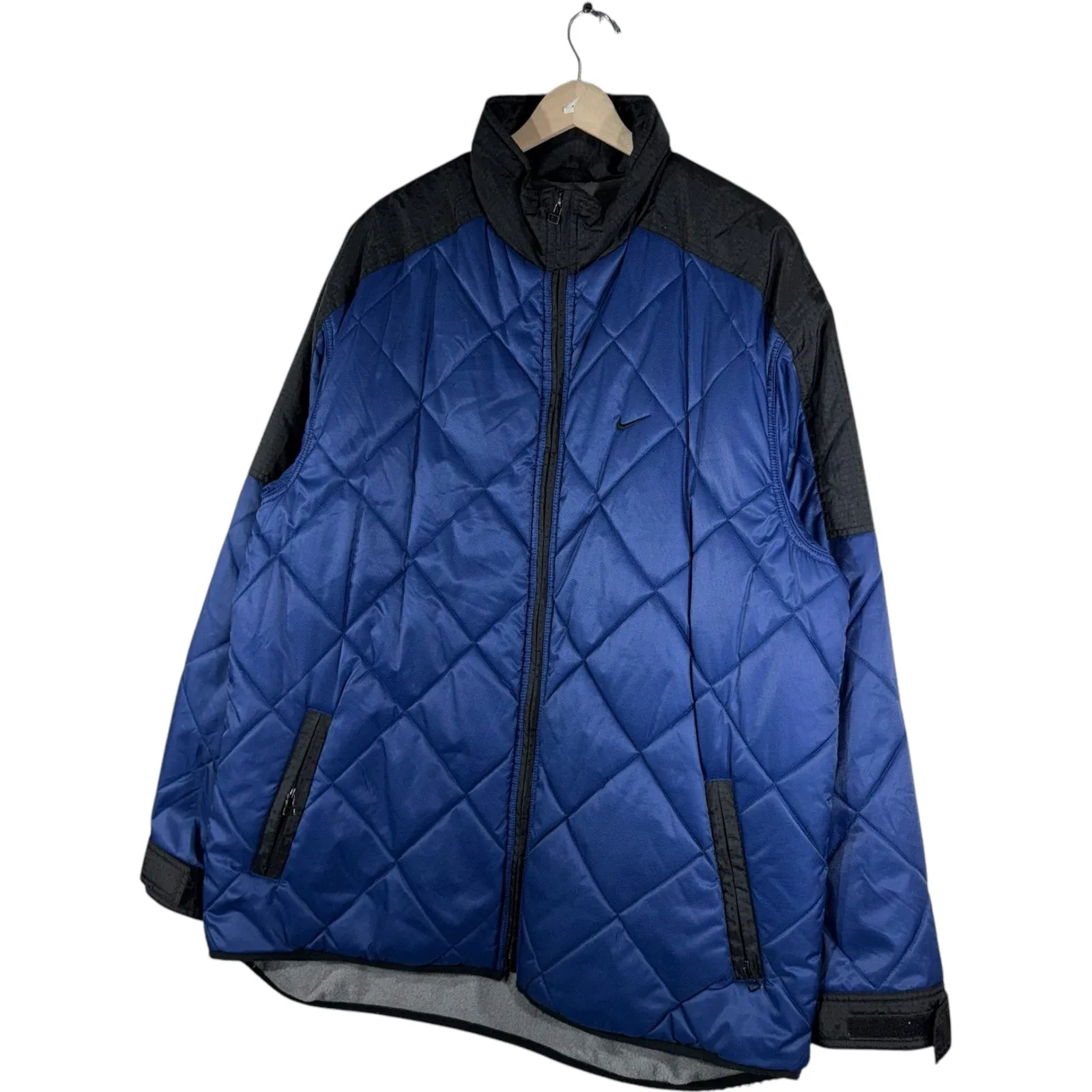 Vintage Nike Embroidered Logo Quilted Puffer Jacket