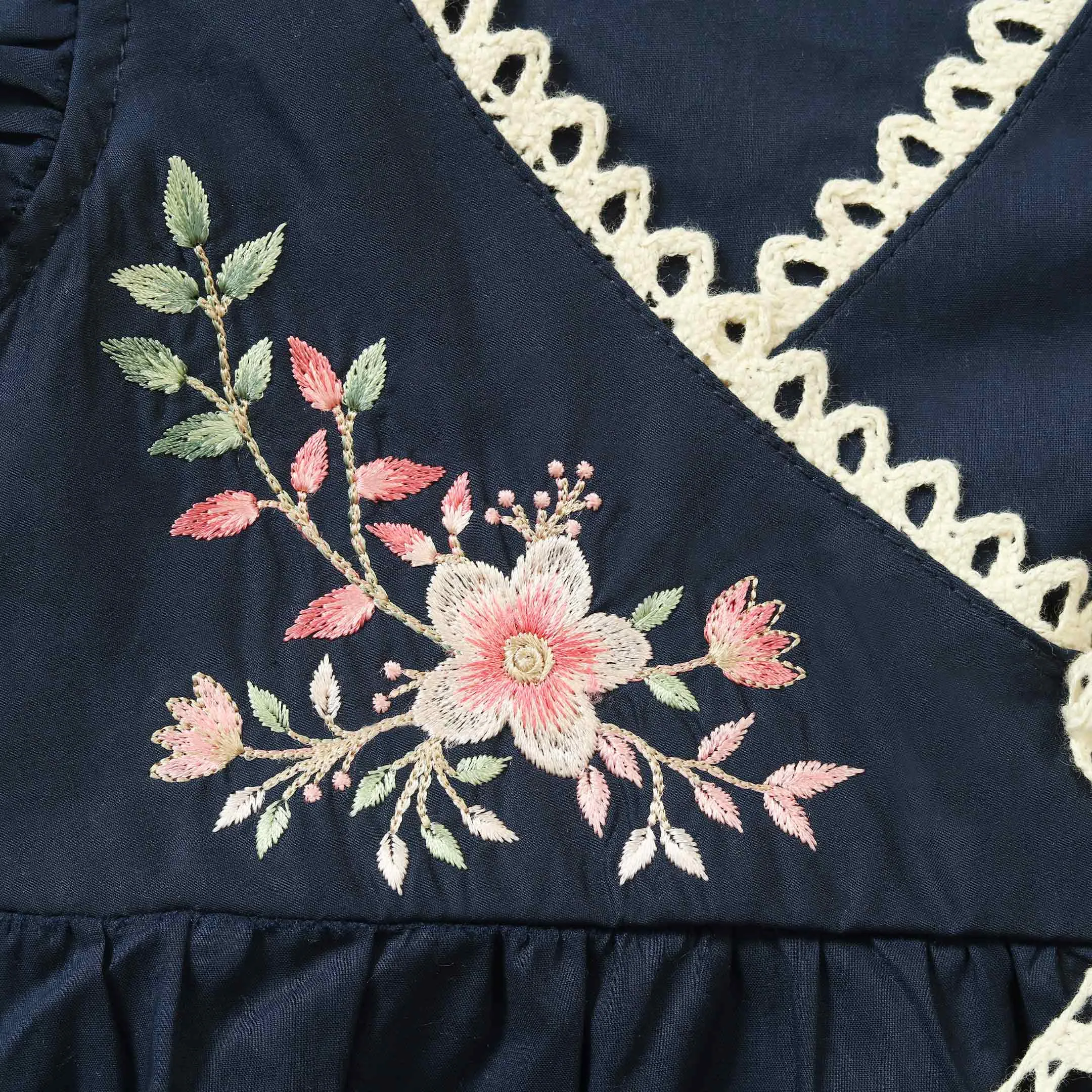 Whimsical Floral Baby Summer Romper