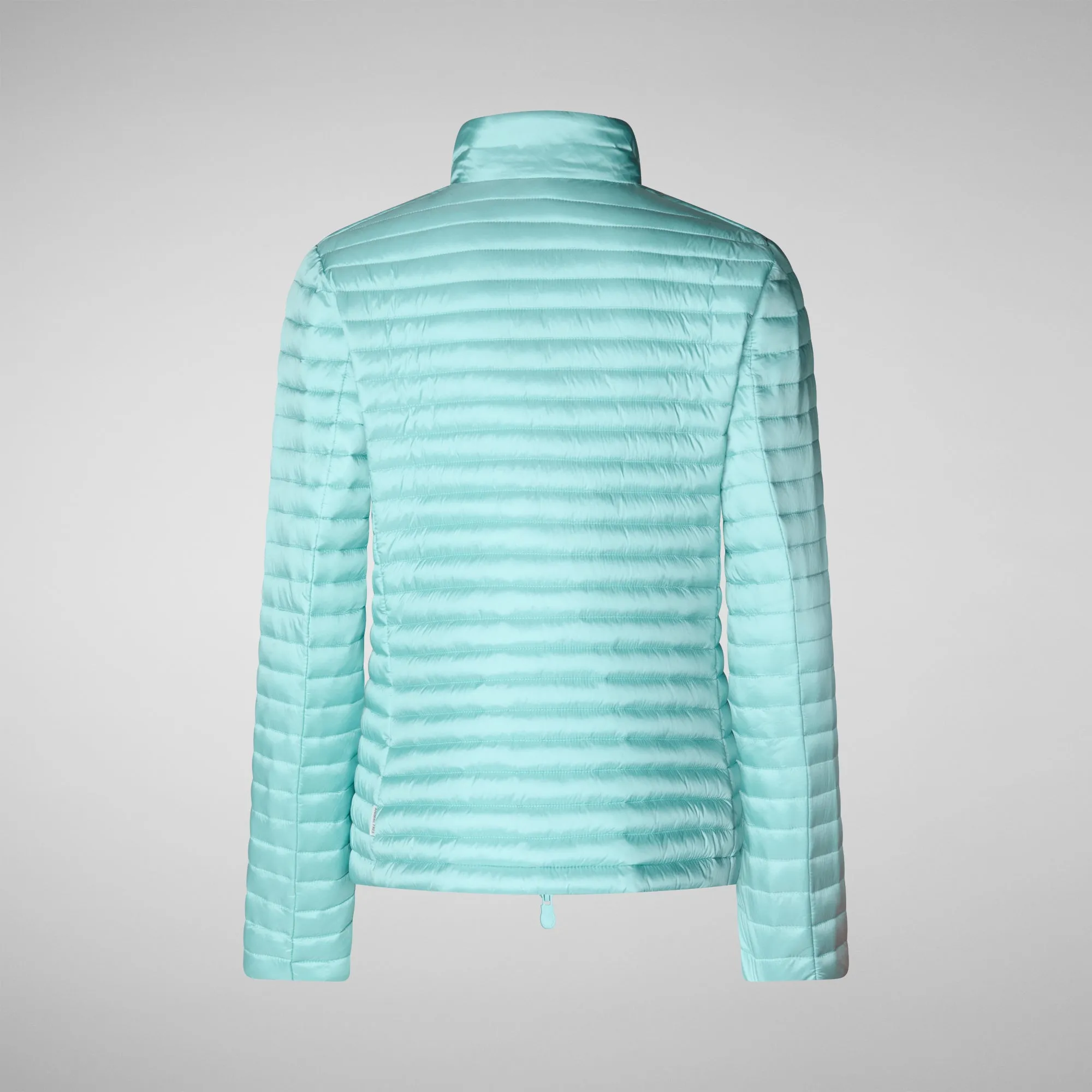 Woman's animal free puffer jacket andreina in anise blue