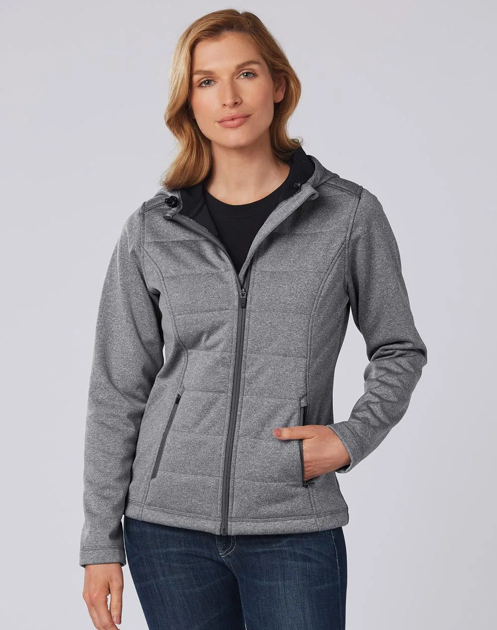 Womens Cationic Quilted Jacket (WS-JK52)