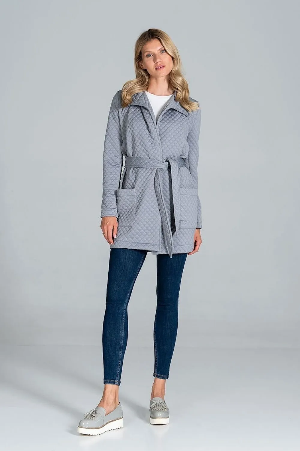 Women’s Quilted Belted Jacket