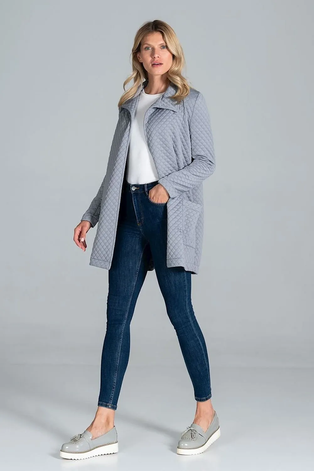 Women’s Quilted Belted Jacket