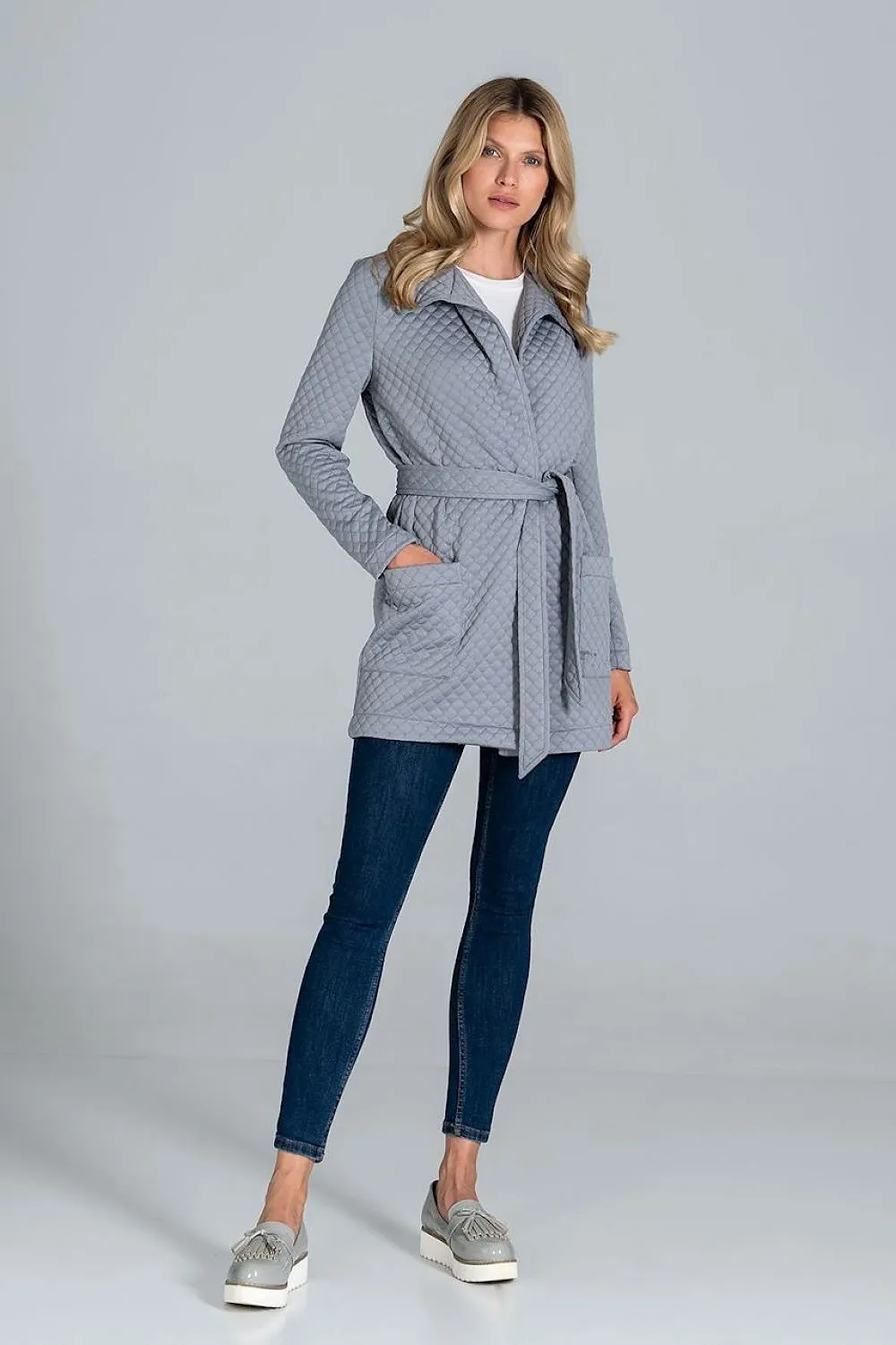 Women’s Quilted Belted Jacket