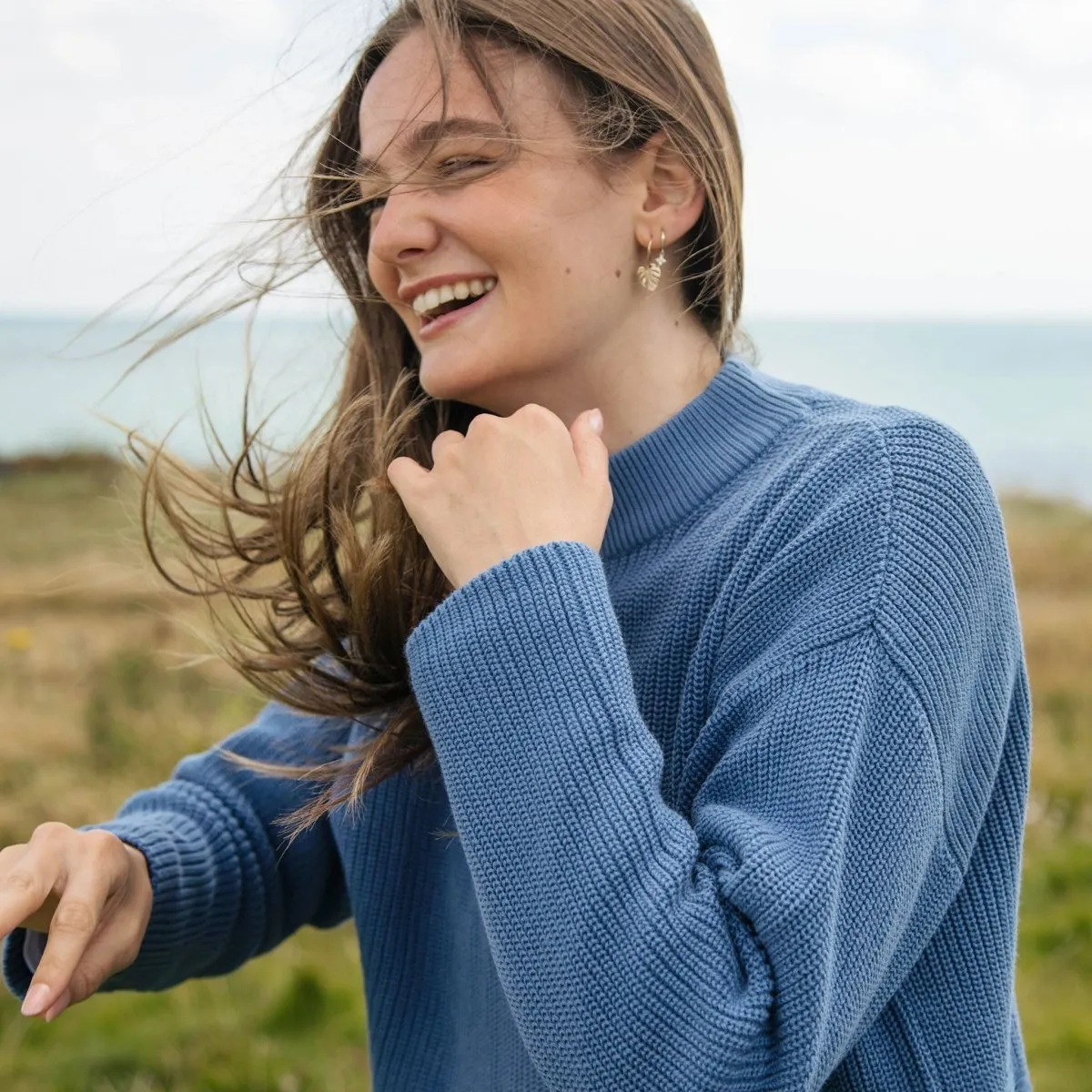 Women's Vale Funnel Neck Knitted Jumper