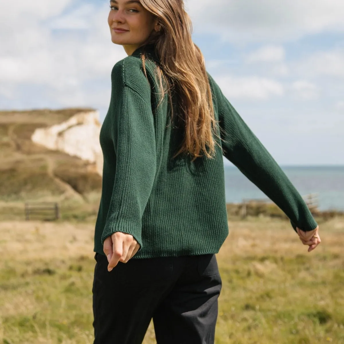 Women's Vale Funnel Neck Knitted Jumper