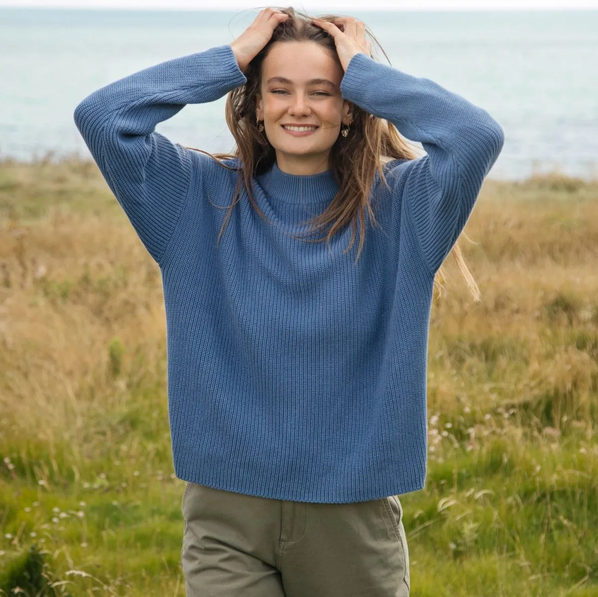 Women's Vale Funnel Neck Knitted Jumper