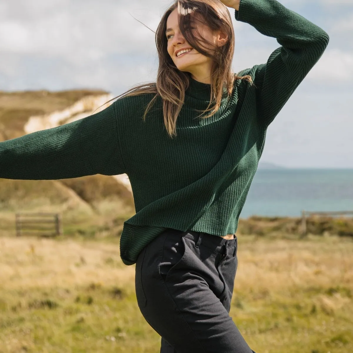 Women's Vale Funnel Neck Knitted Jumper