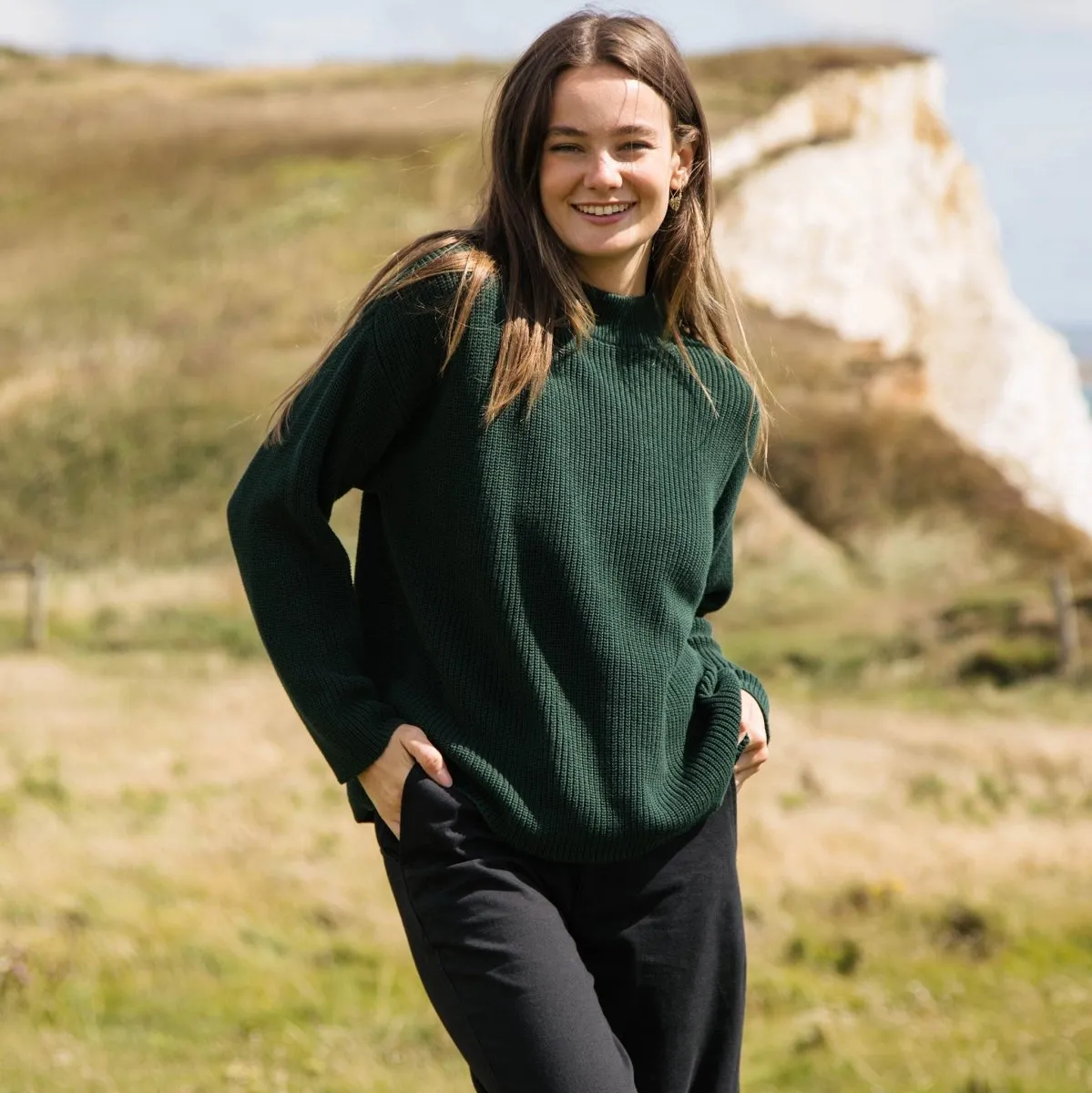 Women's Vale Funnel Neck Knitted Jumper