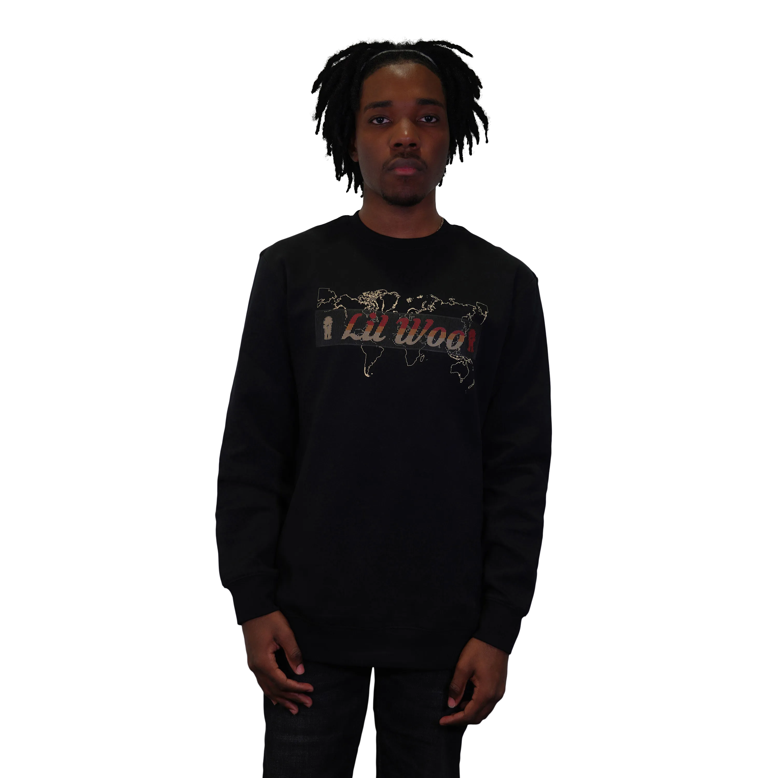 World Map Crewneck Sweatshirt