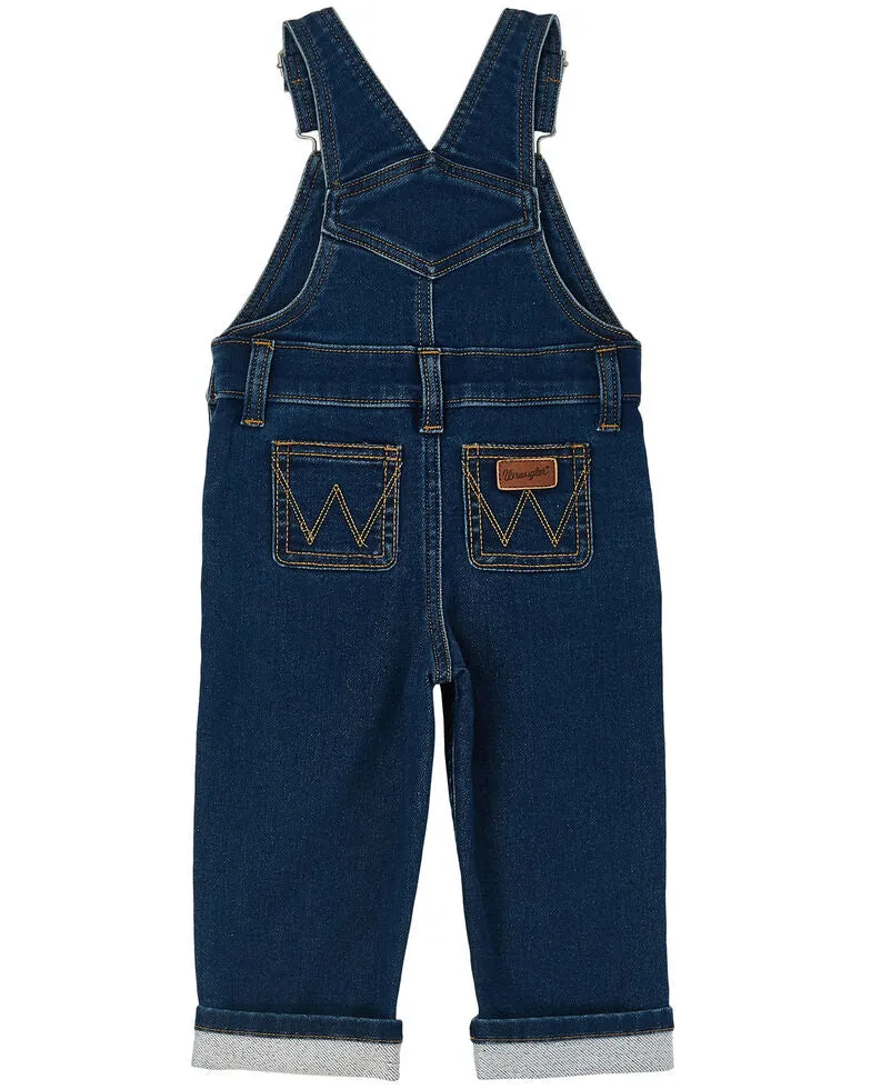 WRANGLER INFANT' DARK WASHED INDIGO OVERALL PANT JEANS