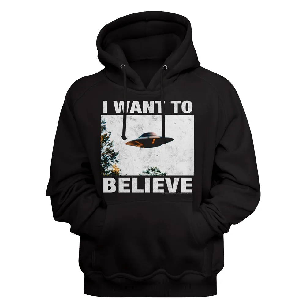 Xfiles Believe Men's Sweatshirt With Hood