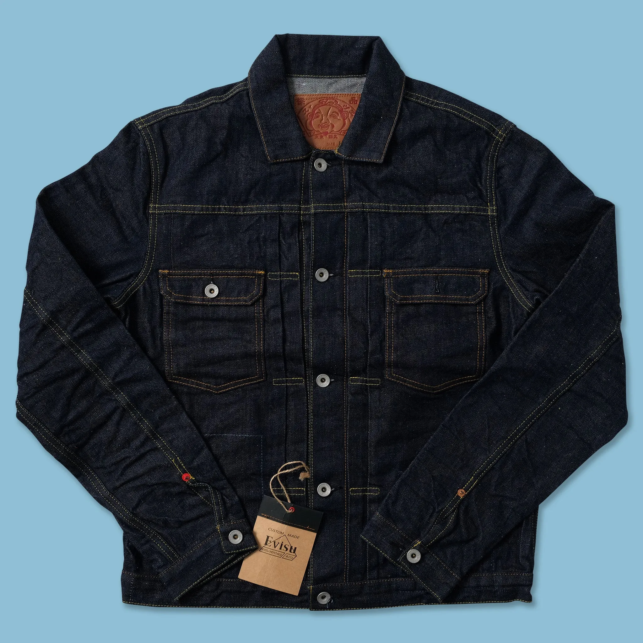 Y2K Evisu Denim Jacket Medium