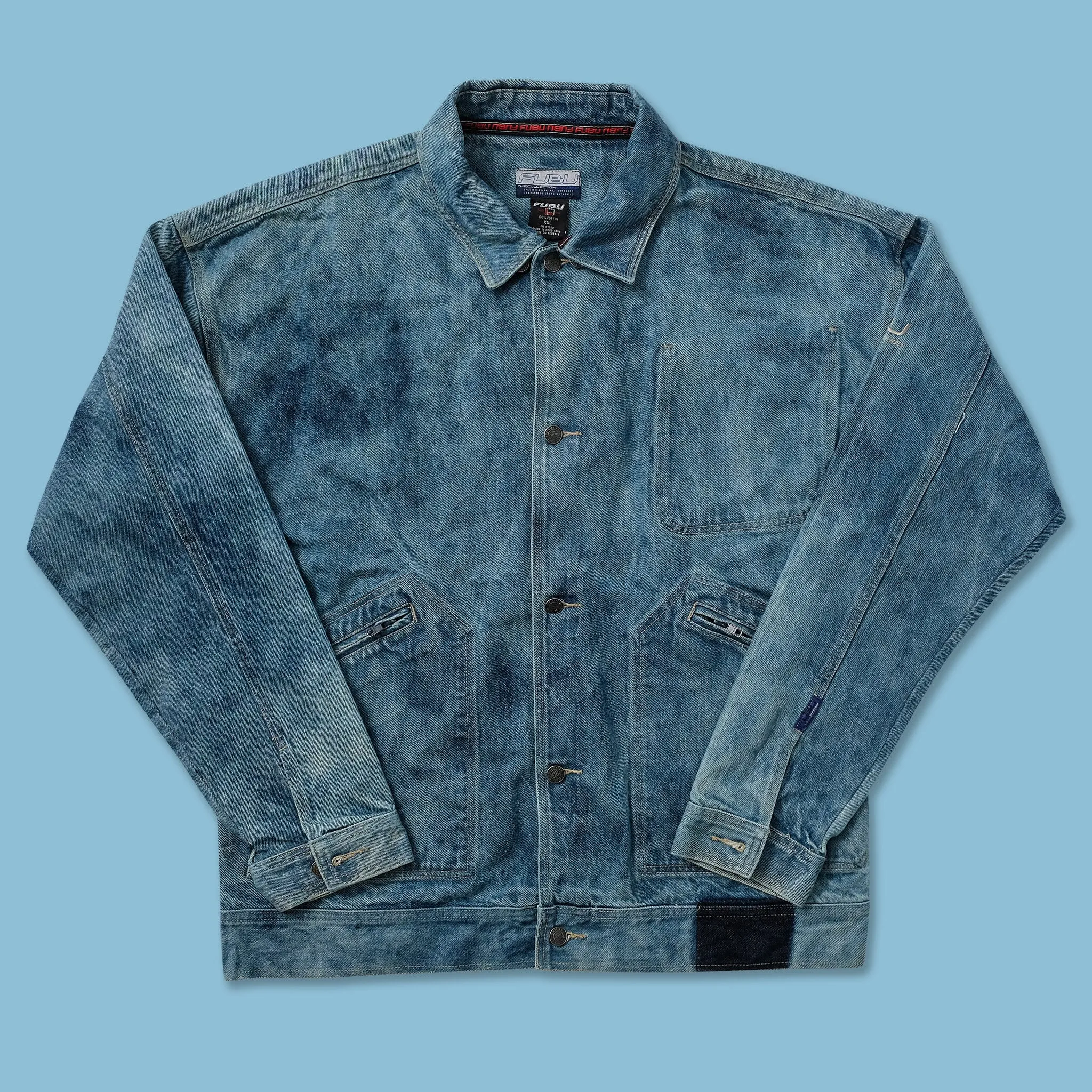 Y2K Fubu Denim Jacket XLarge