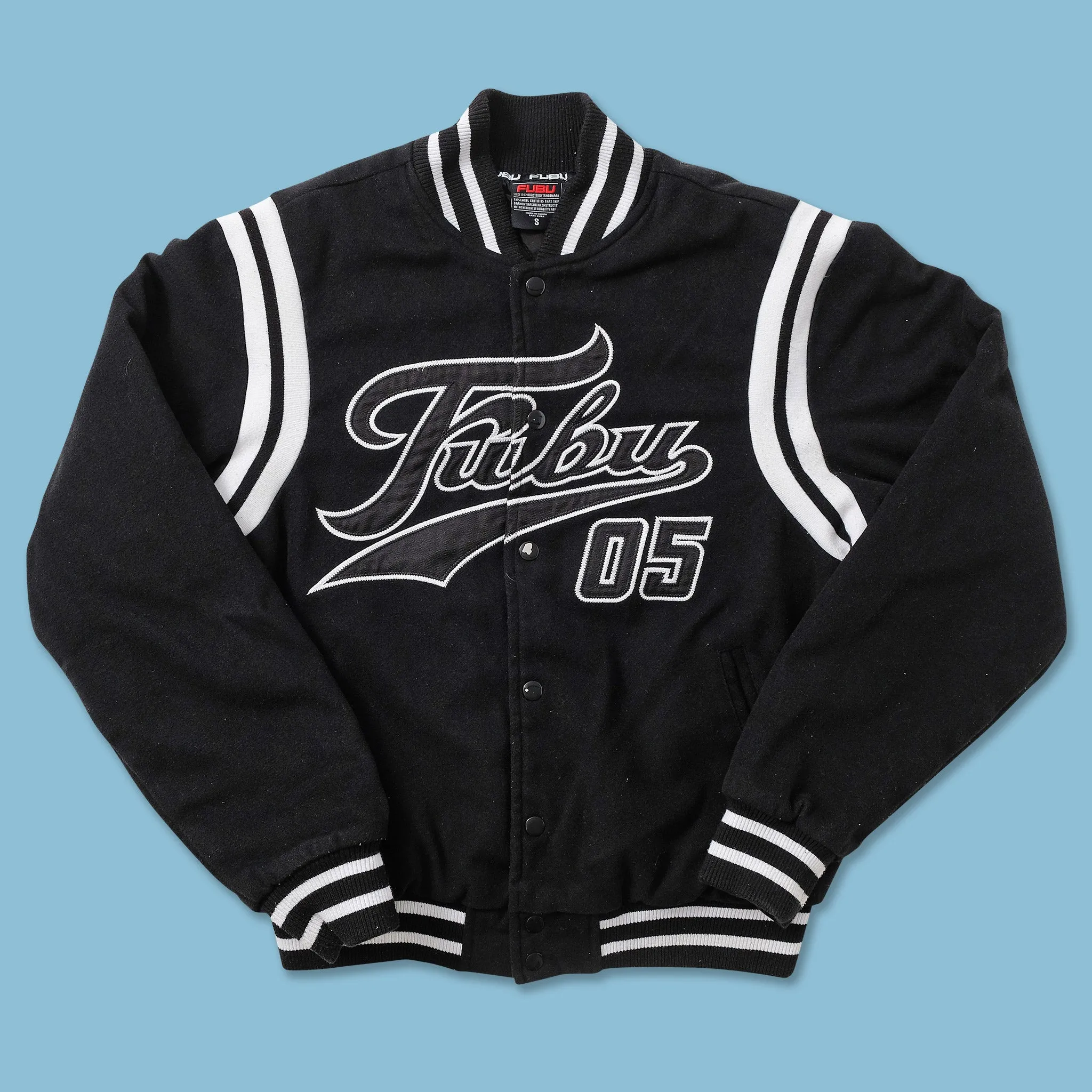 Y2K Fubu Wool Varsity Jacket Small