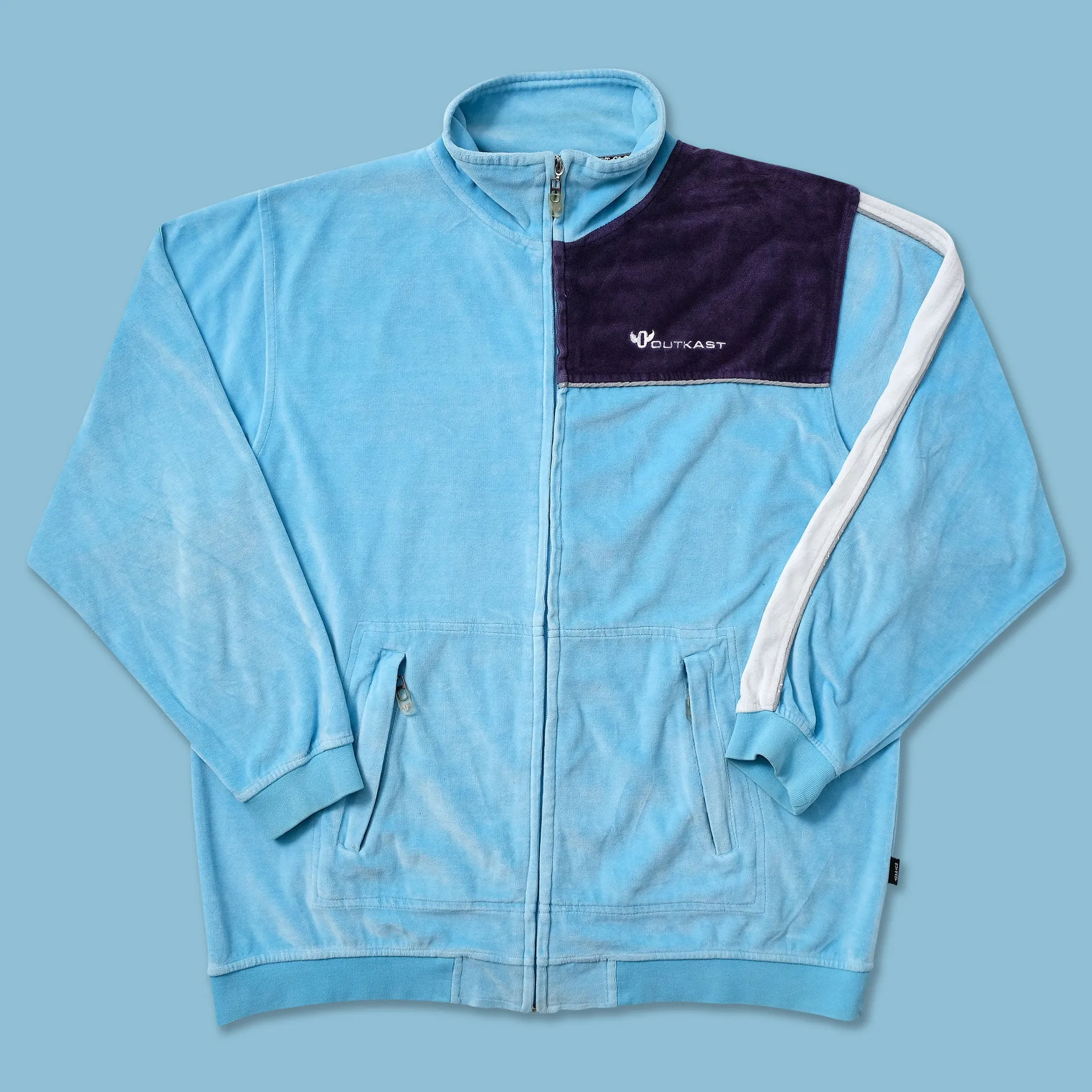 Y2K Outkast Velour Jacket XLarge